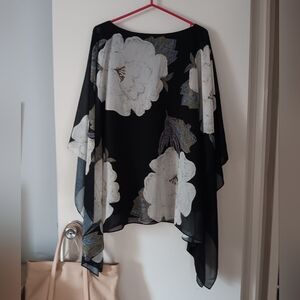 NWT IC By CONNIE K Chiffon Pullover Tunic XL